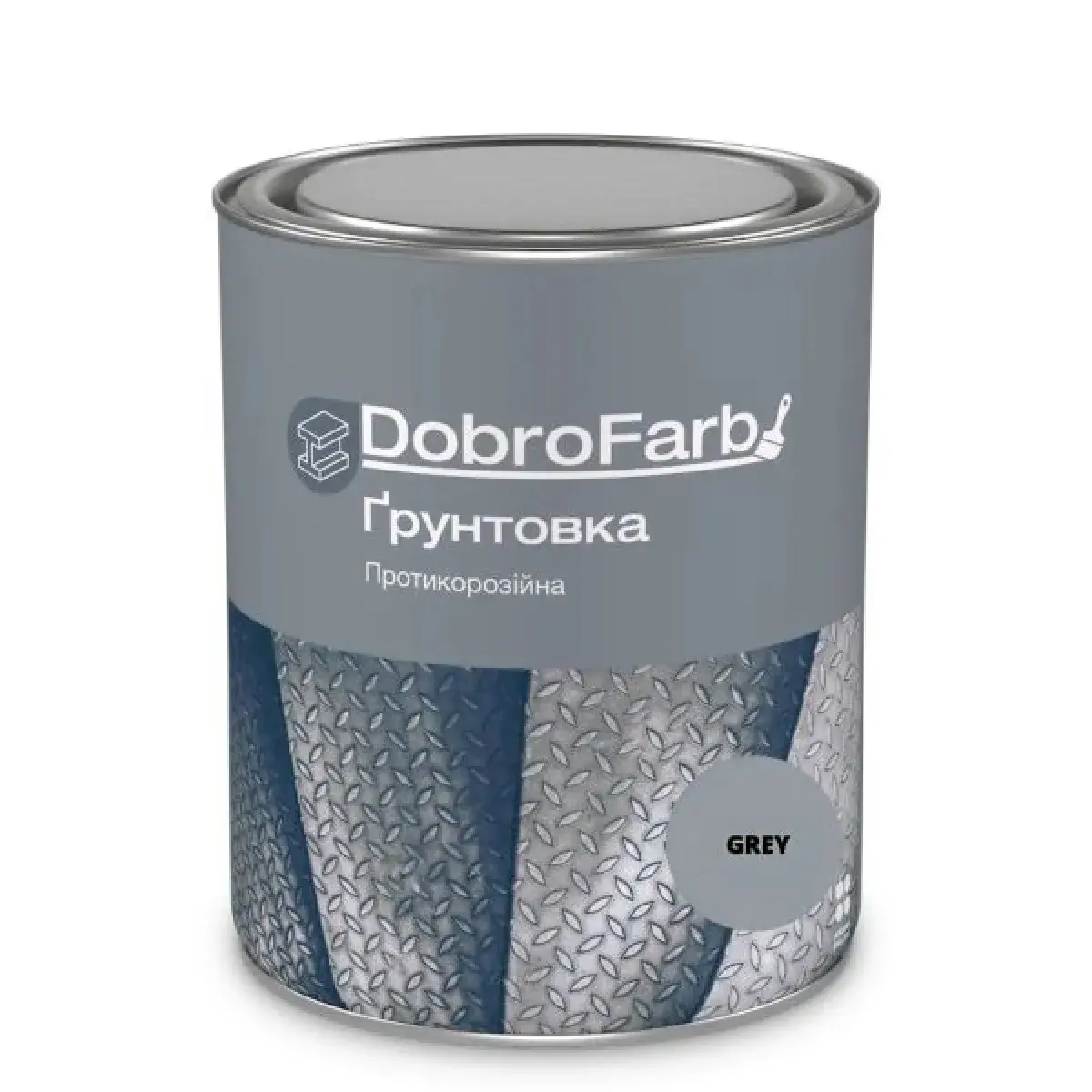 Grund anticoroziune gri DobroFarb 0.8 kg